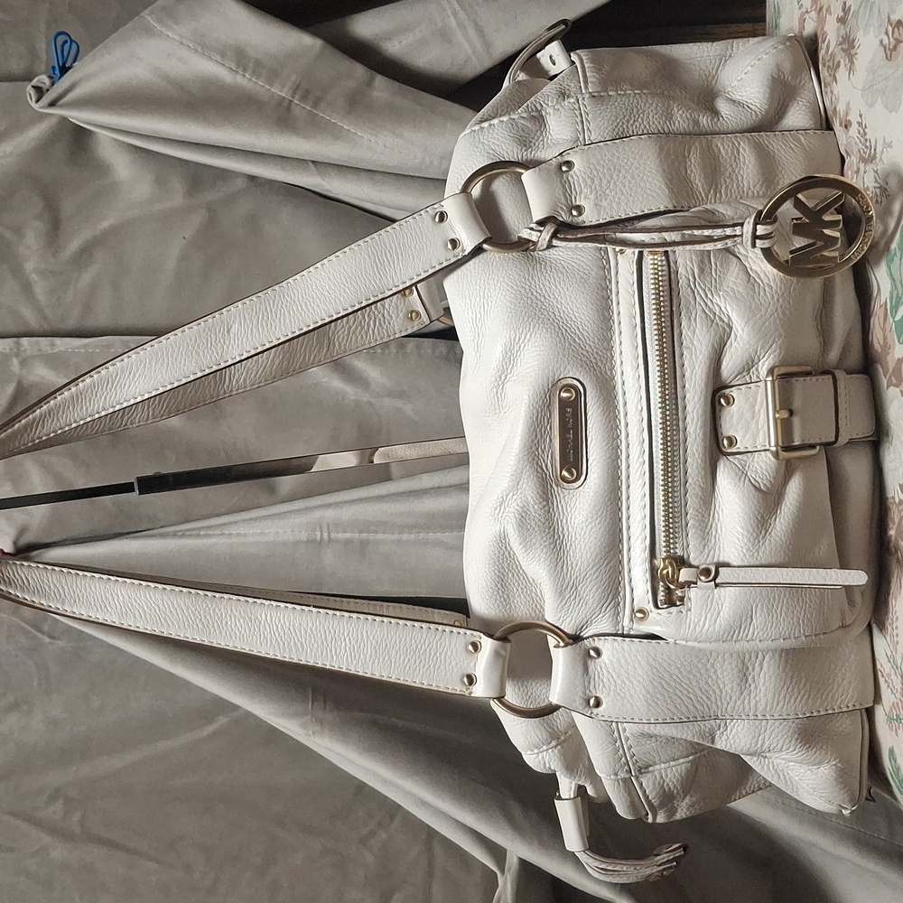 Michael Kors Stone White Satchel Shoulderbag